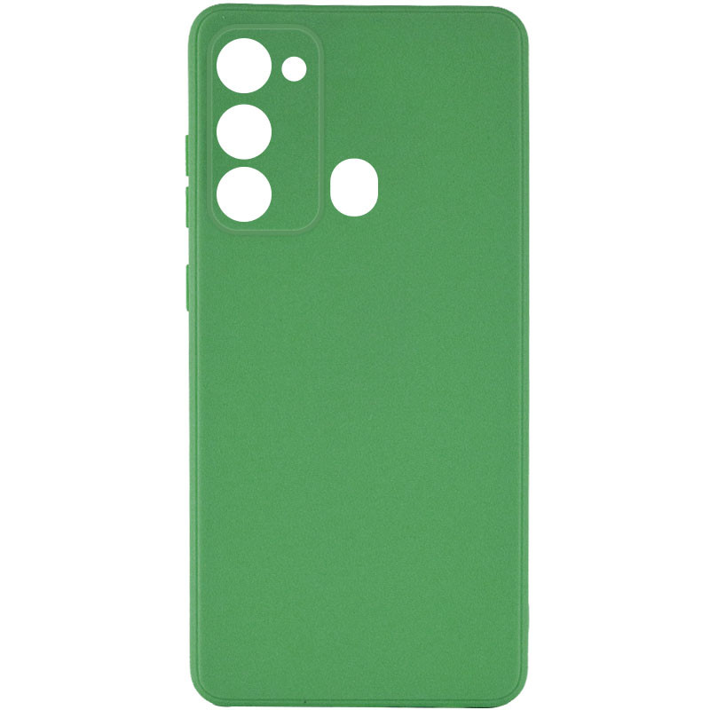 Силиконовый чехол Candy Full Camera для Tecno Spark Go 2022 (KG5m) / Spark 8C (Зеленый / Green)