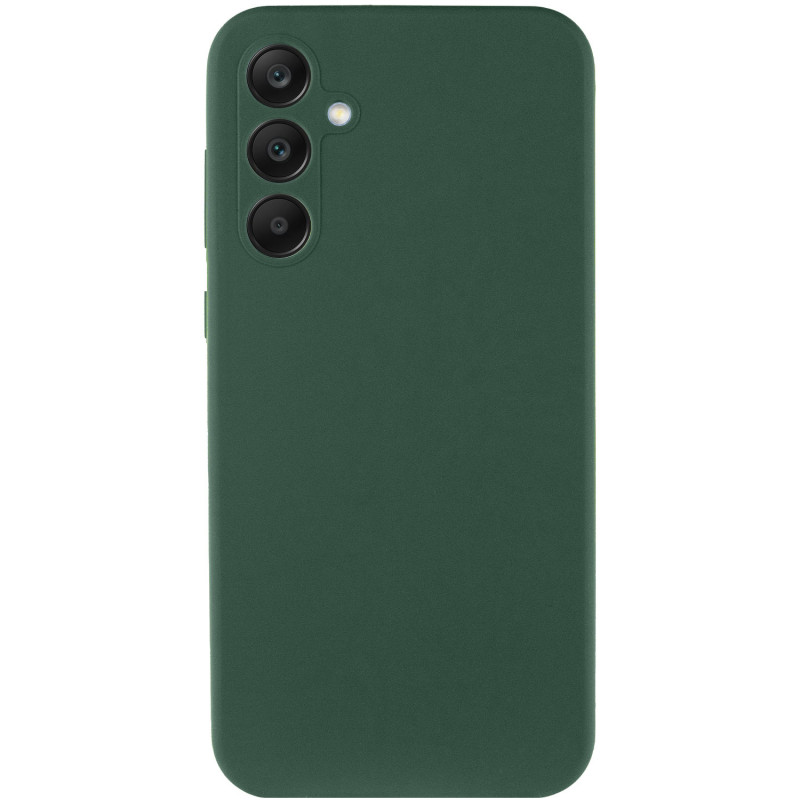 Фото Чехол Silicone Cover Lakshmi Full Camera (AAA) для Samsung Galaxy A56 5G (Зеленый / Cyprus Green) на vchehle.ua