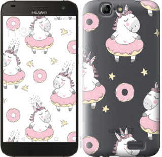 

Чехол Единорожки для Huawei Ascend G7 830504