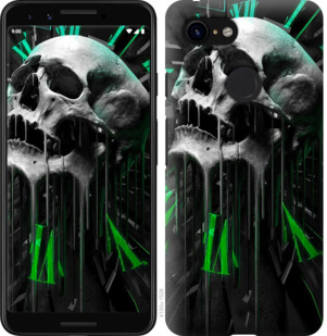 

Чохол Череп-годинник на Google Pixel 3 778031