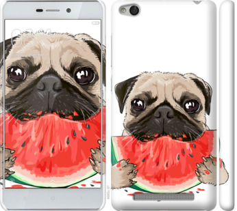 

Чехол Мопс и арбуз для Xiaomi Redmi 3 843756