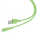 Фото Дата кабель Baseus Colourful USB to Lightning (2.4A) (1.2m) (CALDC) (Зеленый) на vchehle.ua