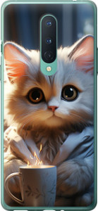 Чехол White cat для OnePlus 8