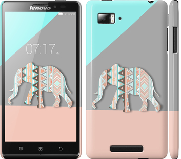 

Чехол Узорчатый слон для Lenovo Vibe Z K910 224674