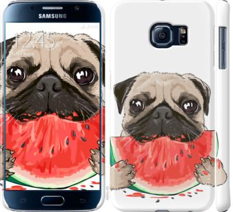 

Чехол Мопс и арбуз для Samsung Galaxy S6 G920 843399