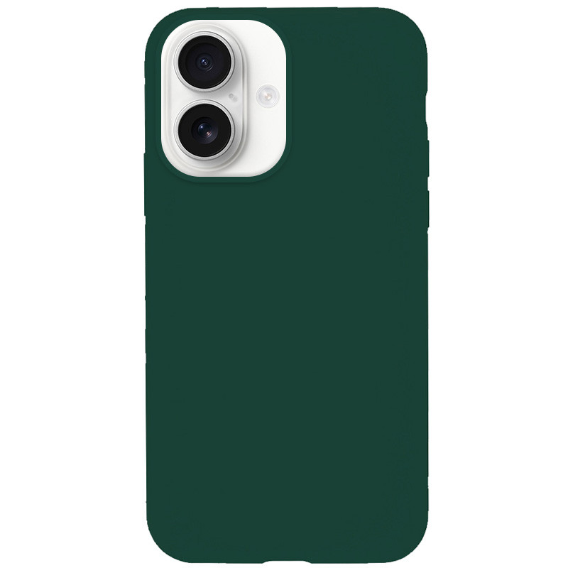 Чохол Silicone Case Full Protective (AA) NO LOGO на Apple iPhone 16 Plus (6.7") (Зелений / Forest green)