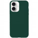 Чохол Silicone Case Full Protective (AA) NO LOGO на Apple iPhone 16 Plus (6.7") (Зелений / Forest green)
