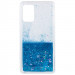 TPU чохол Liquid hearts на Samsung Galaxy A32 5G (Блакитний)