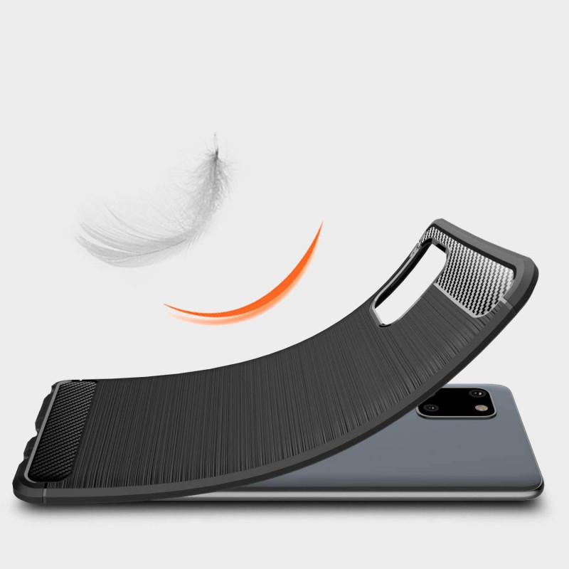Фото TPU чохол Slim Series на Samsung Galaxy Note 10 Lite (A81) (Чорний) в маназині vchehle.ua