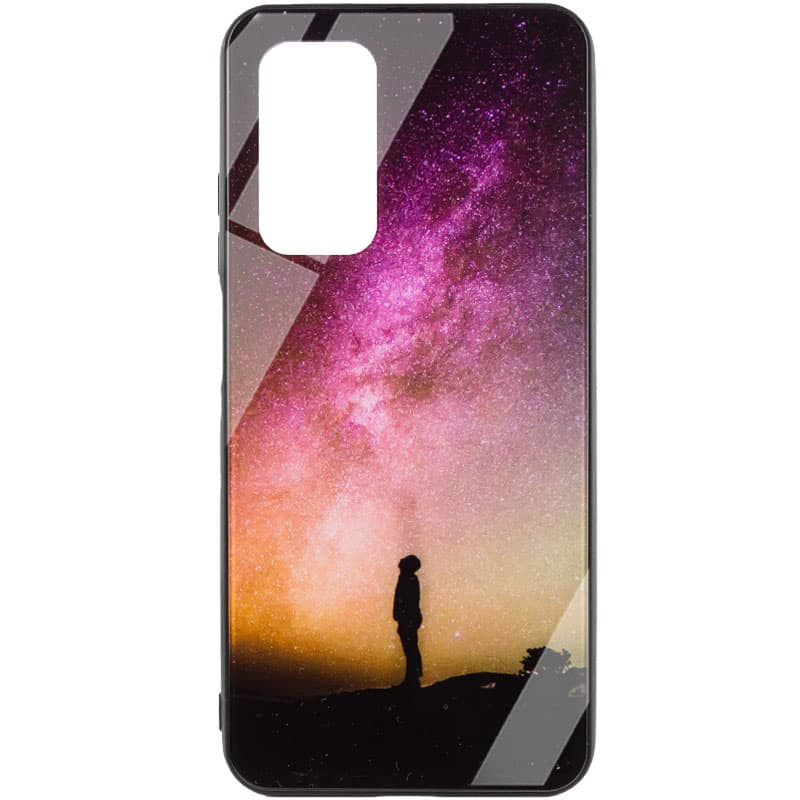 TPU+Glass чехол Diversity для Xiaomi Redmi Note 10 / Note 10s (Solitude)
