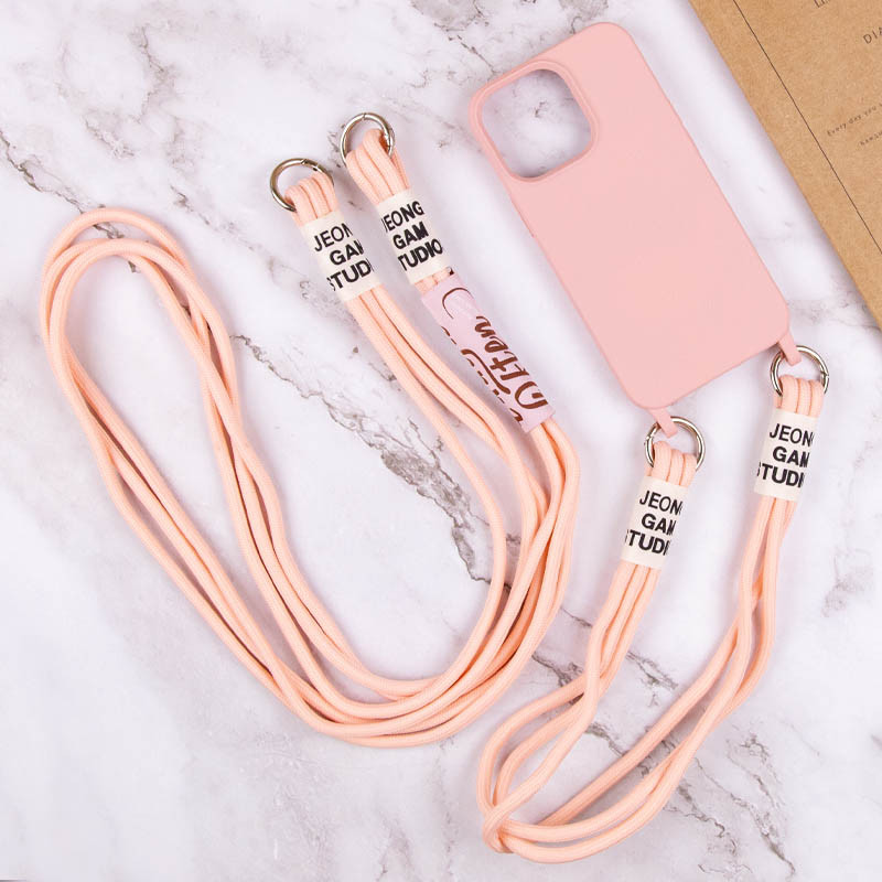 Заказать Чехол TPU two straps California для Apple iPhone 13 (6.1") (Розовый / Pink Sand) на vchehle.ua