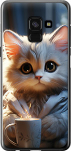 Чехол White cat для Samsung Galaxy A8 2018 A530F