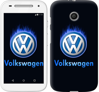 Чехол на Motorola Moto E Volkswagen. Fire logo