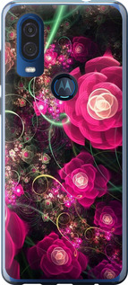 

Чохол Абстрактні квіти 3 на Motorola One Vision 1625589