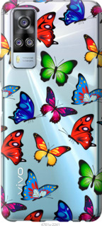 

Чехол Красочные мотыльки для Vivo Y51 2020 1111766