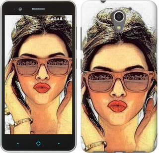 

Чохол Дiвчина_арт на ZTE A510 160262