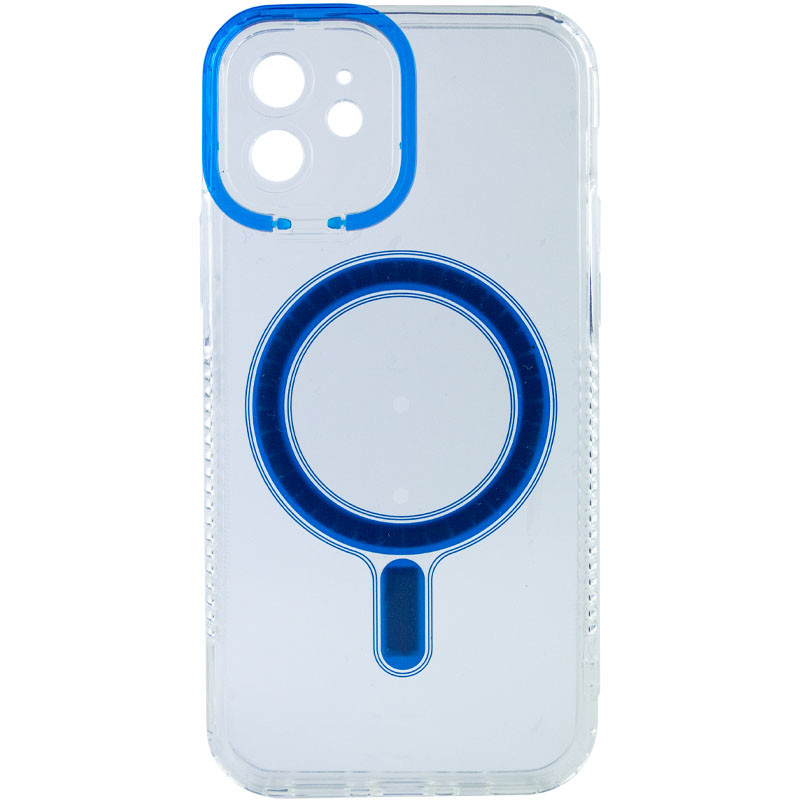 TPU чохол ColorCam with Magnetic Safe на Apple iPhone 12 (6.1") (Синій)