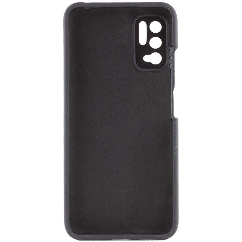 Фото Чехол Silicone Cover Full Camera (AAA) для Xiaomi Redmi Note 10 5G / Poco M3 Pro (Черный / Black) в магазине vchehle.ua