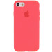 Чохол Silicone Case Full Protective (AA) на Apple iPhone 6/6s (4.7") (Кавуновий / Watermelon red)