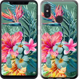 

Чехол Тропические цветы v1 для Xiaomi Mi8 845177
