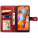 Фото Кожаный чехол-книжка GETMAN Gallant (PU) для Samsung Galaxy A11 (Красный) на vchehle.ua