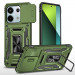 Ударопрочный чехол Camshield Army Ring для Xiaomi Redmi Note 13 Pro 4G / Poco M6 Pro 4G (Оливковый / Army Green)