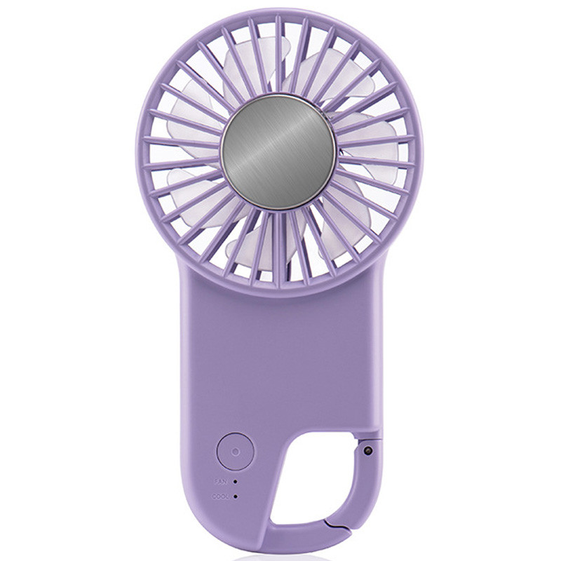 Портативний вентилятор SQT-BF2 з карабіном 1800mAh (Purple)
