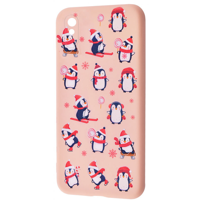 

TPU чехол WAVE Fancy для Xiaomi Redmi 9A (Penguins / Pink sand) 1087655