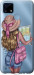 Чехол Девушка с картой для Realme C21