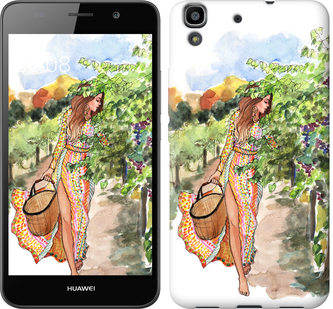 

Чехол Девушка Лето для Huawei Y6 573676