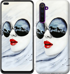 

Чохол Дівчина аквареллю на Realme 6 Pro 919630