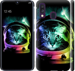 Чехол Кот-астронавт для Samsung Galaxy A40 2019 A405F
