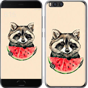 

Чехол Енотик с арбузом для Xiaomi Mi Note 3 799889
