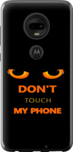 Чехол Don't touch the phone для Motorola Moto G7 Plus