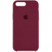 Чохол Silicone Case (AA) на Apple iPhone 7 plus / 8 plus (5.5") (Бордовий / Plum)