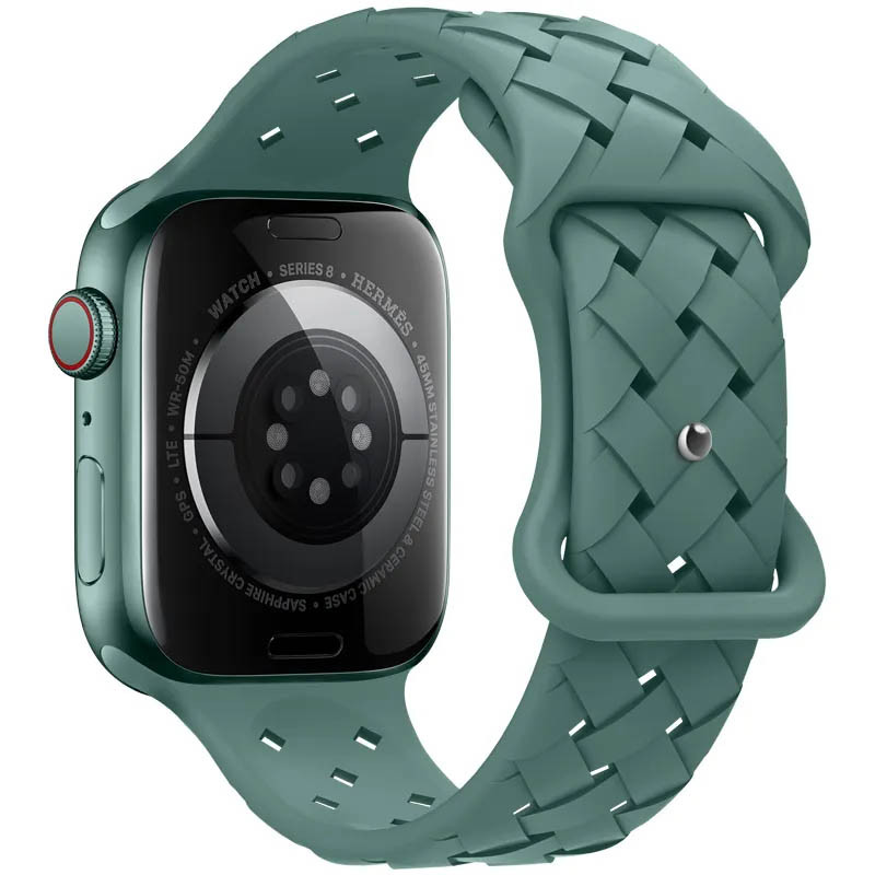Фото Ремінець Hoco WA16 Flexible series Apple watch (38/40/41mm) (Pine green) на vchehle.ua