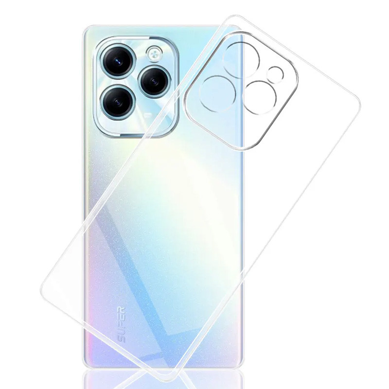 Фото TPU чехол Epic Transparent 1,5mm Full Camera для Infinix Hot 40i / Spark Go 2024 / Spark 20 (Бесцветный (прозрачный)) на vchehle.ua