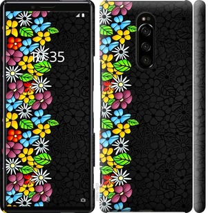 

Чехол цветочный орнамент для Sony Xperia XZ4 699153