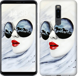 

Чехол Девушка акварелью для Meizu Note 8 689891