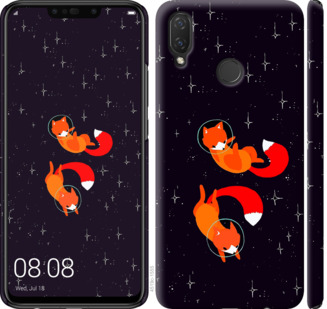 

Чехол Лисички в космосе для Huawei Nova 3i 870409