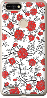 

Чехол Красные розы на белом фоне для Tecno Pop 2F B1F 1388984
