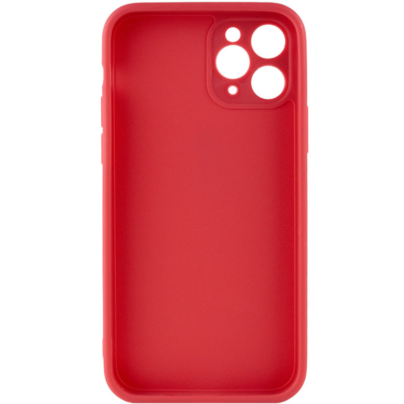 Фото Силиконовый чехол Candy Full Camera для Apple iPhone 11 Pro (5.8") (Красный / Camellia) на vchehle.ua