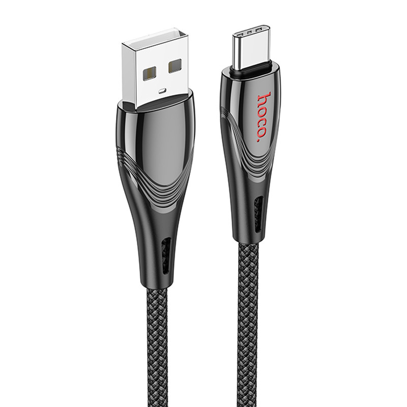 Дата кабель Hoco U133 Monte USB для Type-C (1.2m) (Black)