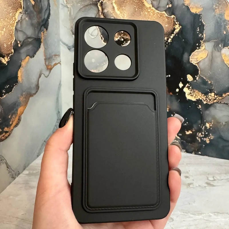 Фото TPU чехол Colorful Pocket Case для Xiaomi Redmi Note 13 4G (Black) в магазине vchehle.ua