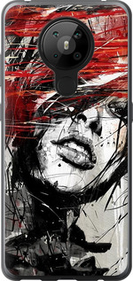 

Чохол Обличчя дівчини на Nokia 5.3 1592990