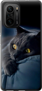 Чехол Дымчатый кот для Xiaomi Poco F3