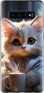 Чехол White cat для Samsung Galaxy S10 Plus