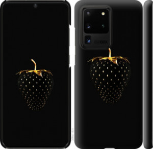 Чехол Черная клубника для Samsung Galaxy S20 Ultra