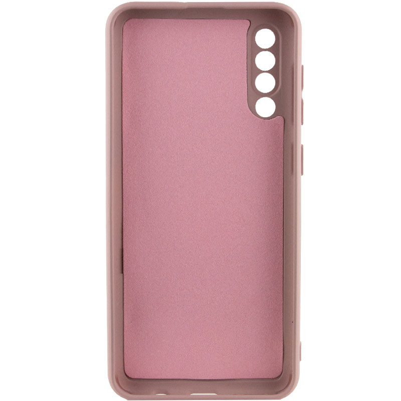 Фото Чехол TPU GETMAN Liquid Silk Full Camera для Samsung Galaxy A50 (A505F) / A50s / A30s (Розовый / Pink Sand) на vchehle.ua