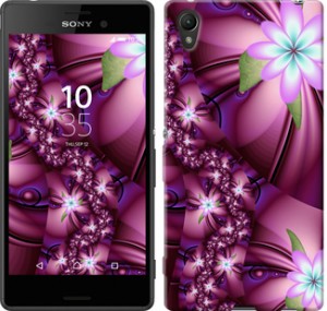 Чехол Цветочная мозаика для Sony Xperia XA